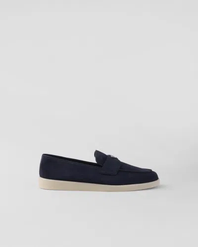 Prada Loafers In Navy