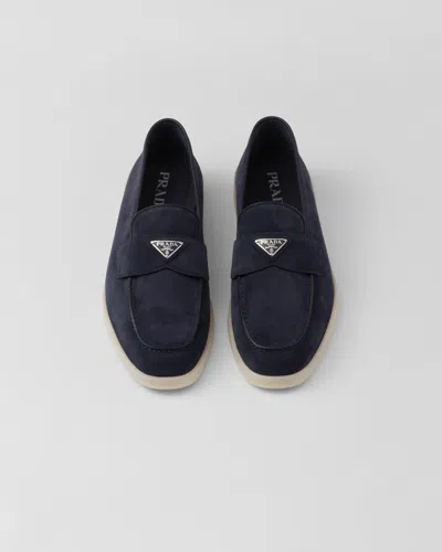 Prada Loafers In Navy