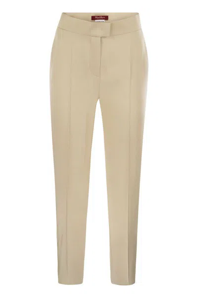 Max Mara Pegno Straight-leg Trousers In Neutral