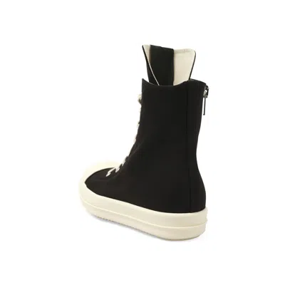 Rick Owens Drkshdw Men's Hollywood Sneaks Sneakers In Black/milk