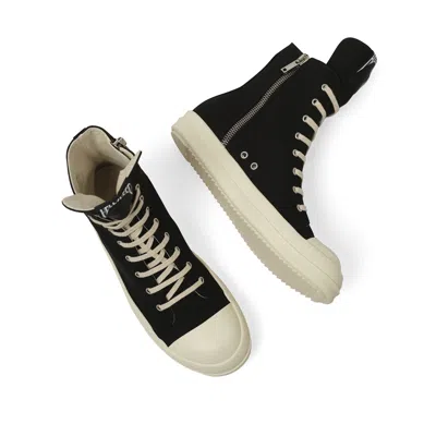 Rick Owens Drkshdw Men's Hollywood Sneaks Sneakers In Black/milk