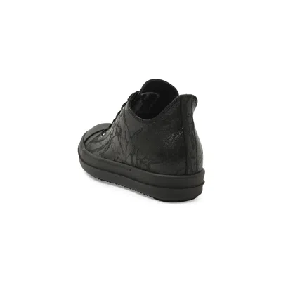 Rick Owens Drkshdw Black Hollywood Low Sneaks Sneakers In Black