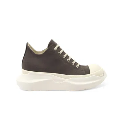Rick Owens Drkshdw Men's Abstract Low Sneakers In Dark Dust/milk
