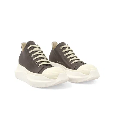 Rick Owens Drkshdw Men's Abstract Low Sneakers In Dark Dust/milk
