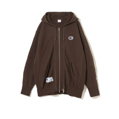 Undercover X Champion Hoodie In Brown