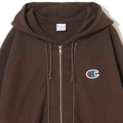Undercover X Champion Hoodie In Brown