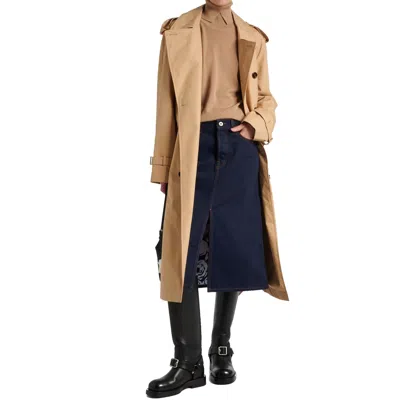 Burberry High Neck Wool Sweater With Equestrian Knight Motif