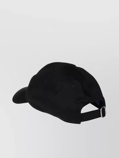 Off-white Arrow Drill Baseball Cap With 3d Embroidery In Black