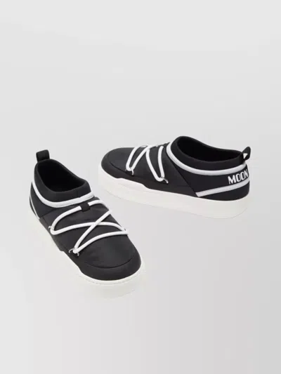 Moon Boot Poly Slip-on Snow Low Boots In Black