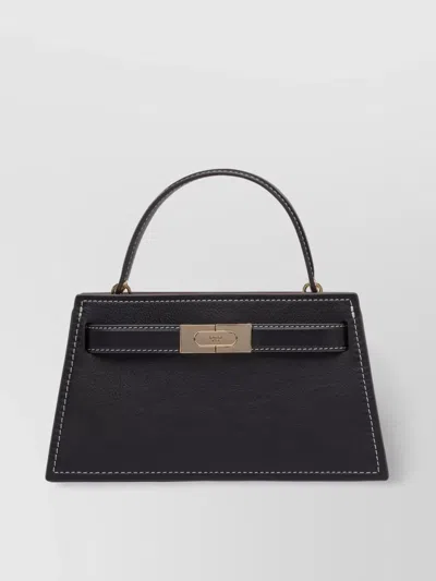 Tory Burch Structured Tote Bag With Top Handle And Crossbody Strap