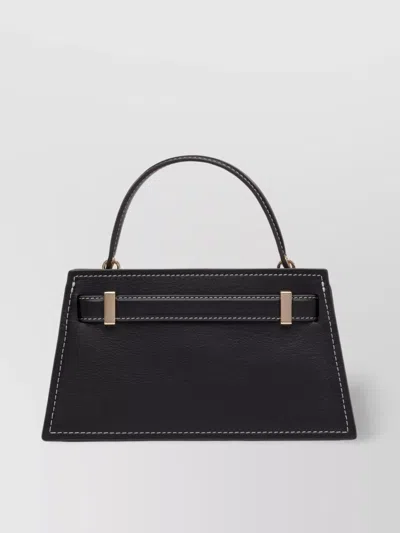 Tory Burch Structured Tote Bag With Top Handle And Crossbody Strap