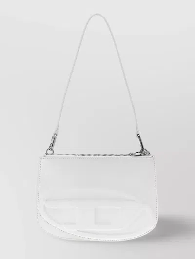 Diesel White 1dr Twin Shoulder Bag