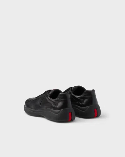 Prada America's Cup Low-top Sneakers In Schwarz