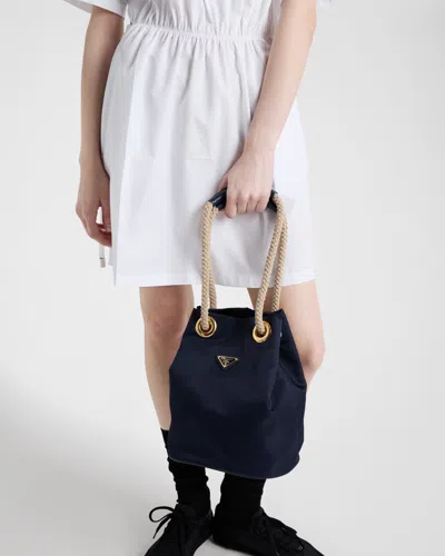 Prada Abito Chemisier In Popeline Bianco Donna In Weiss