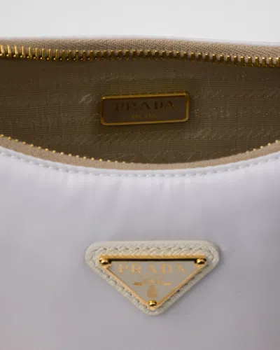 Prada Re-edition 2005 Tasche Aus Re-nylon In Weiss