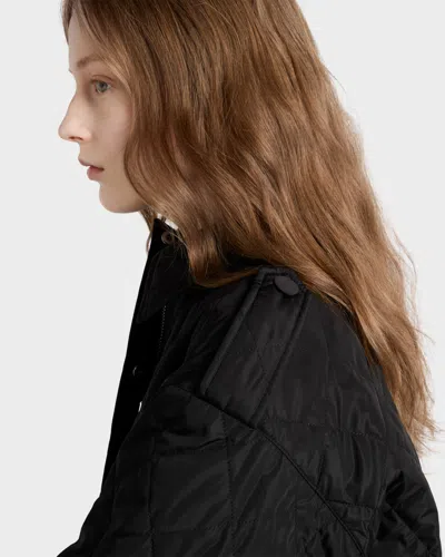 Prada Re-nylon Lightweight Bomber Jacket In Schwarz