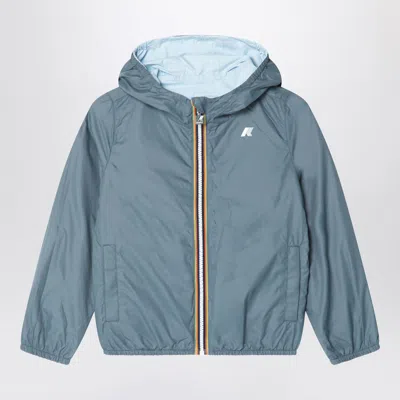 K-way Reversible Jack Jacket Blue/green In Light Blue