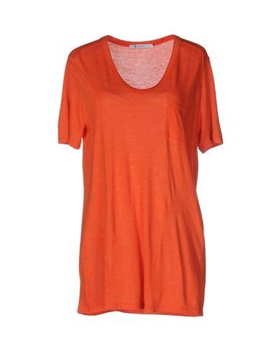 Shop Alexander Wang T T-shirt In Orange