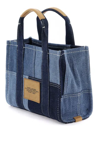 Marc Jacobs The Denim Small Tote Bag In Blue Denim