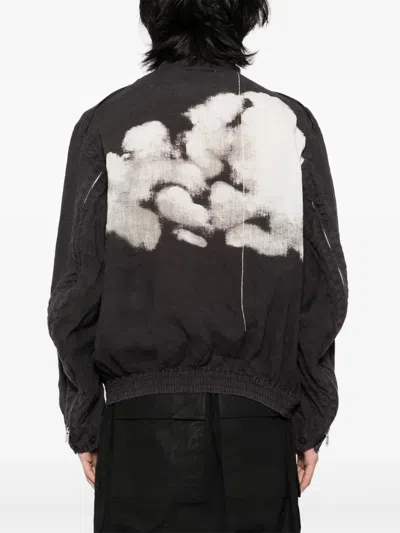 Undercover Printed Jacket In Black