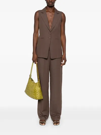 Patrizia Pepe Pants In Brown