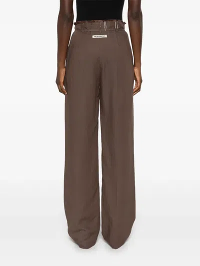 Patrizia Pepe Pants In Brown