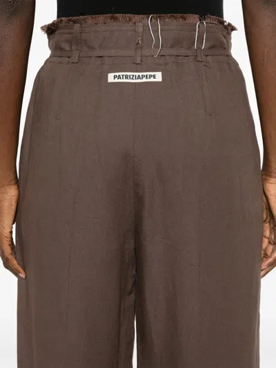 Patrizia Pepe Pants In Brown
