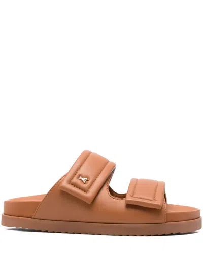 Patrizia Pepe Fly Slides In Brown