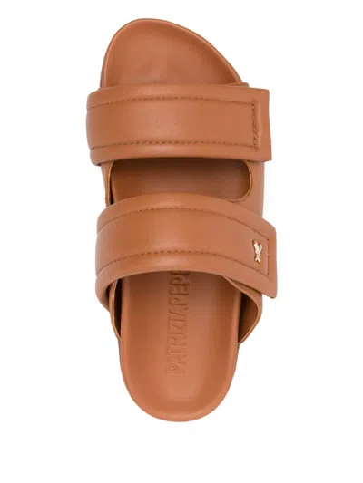 Patrizia Pepe Fly Slides In Brown