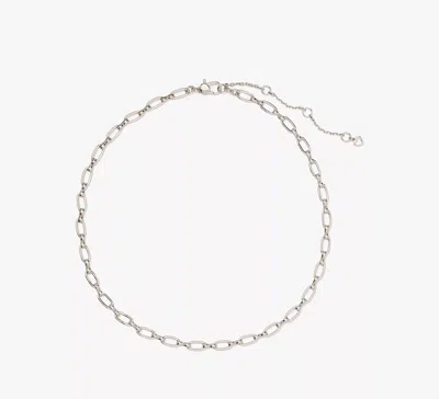 Kate Spade One In A Million Chain Charm Necklace In Silver