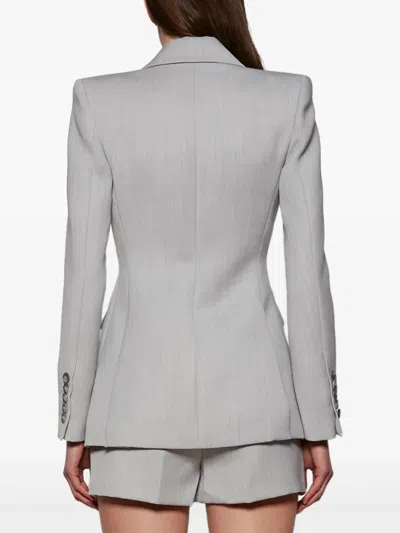 Alex Perry Wool-blend Blazer In Grey