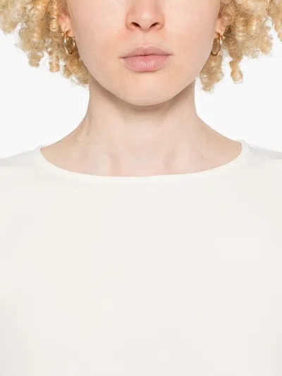 Valentino Silk Mini Dress In White