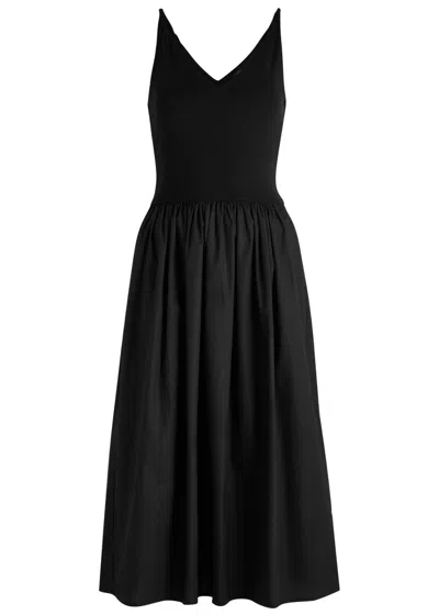 Rails Franca Sleeveless Drop-waist Midi Dress In Black