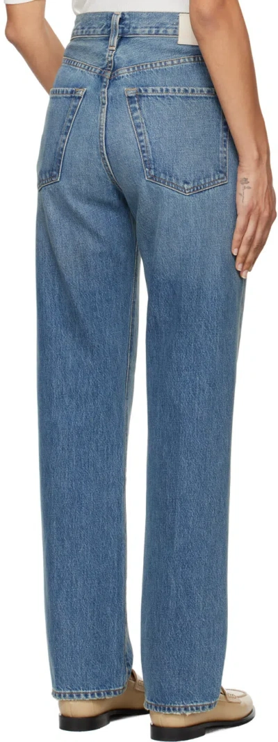 Citizen Of Humanity Mid-rise Slim-fit Jeans In Blue