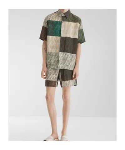 Fendi Camisa - Marrón In Multi