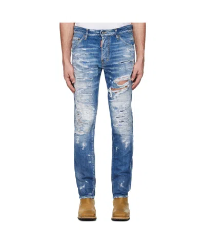 Dsquared2 Blue Cool Guy Jeans In Blue