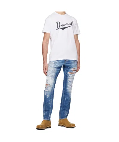 Dsquared2 Blue Cool Guy Jeans In Blue