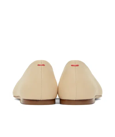 Aeyde Aeydē "ida" Dancer Nappa Leather Flats In White