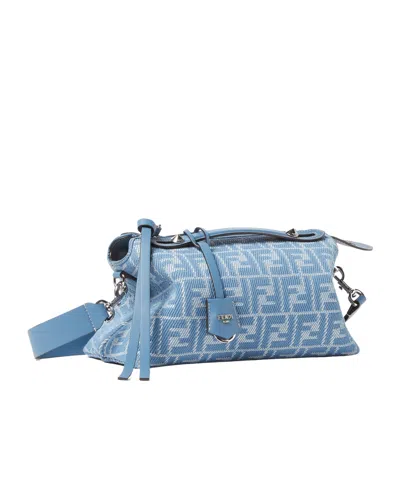 Fendi By The Way Soft Medium Shoulder Bag In Blue