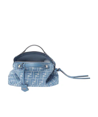 Fendi By The Way Soft Medium Shoulder Bag In Blue