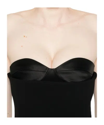 Khaite Ayla Bustier Top In Black