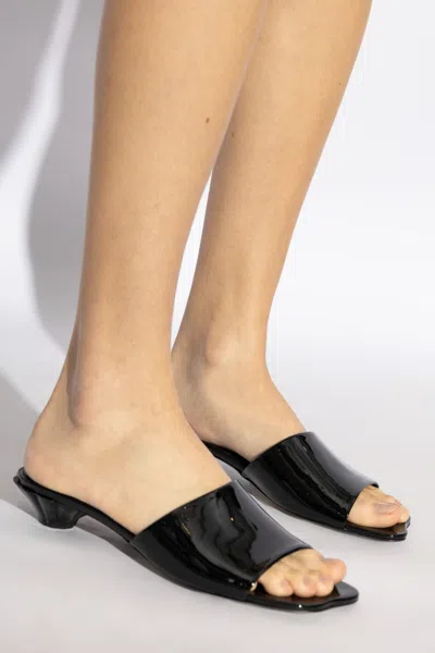 Chloé Flower Mule In Black