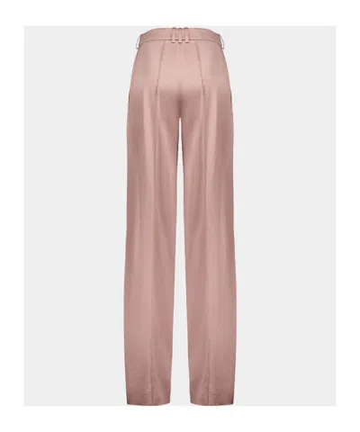 Balmain Belt Loop Track Pants In Nude