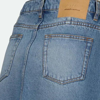 Ami Alexandre Mattiussi Skirt In Blue