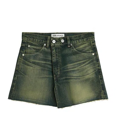 Our Legacy Cover Skirt In Green