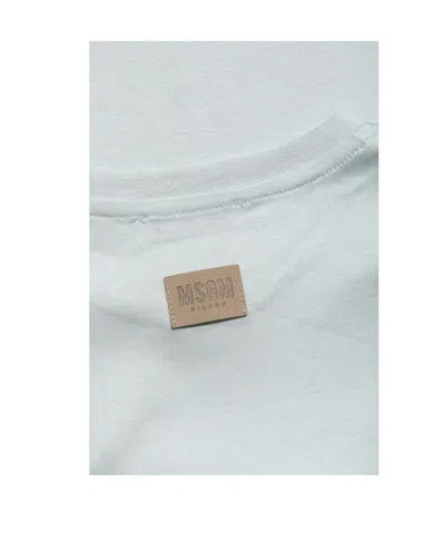 Msgm Short Sleeve T-shirt In White