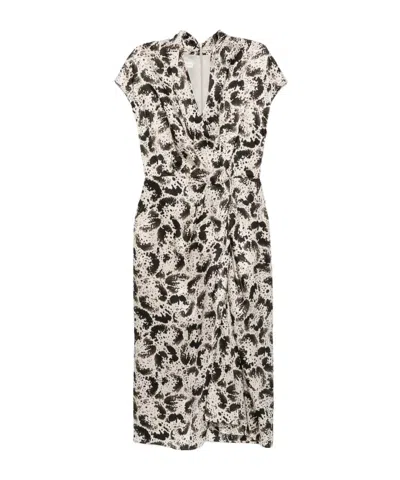 Dries Van Noten Dilian Midi Dress In Black