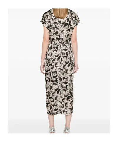 Dries Van Noten Dilian Midi Dress In Black