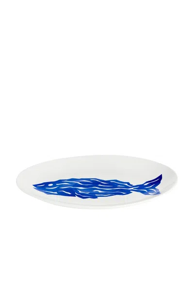 Maison Balzac Le Merou Serving Platter In Blue