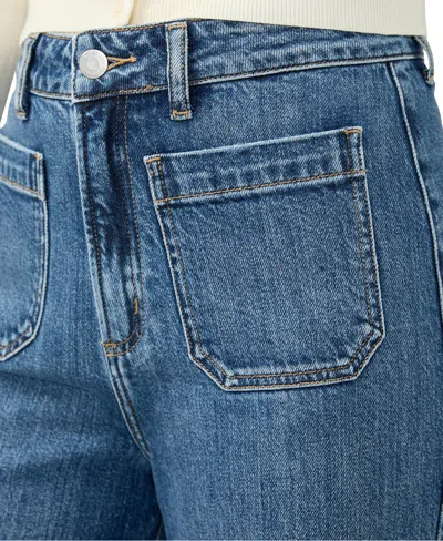 Silver Jeans Co. Women's 70s High Rise Wide Leg Jeans In Blue